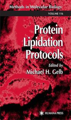 Cover image for Protein Lipidation Protocols