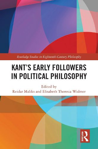 Cover image for Kant's Early Followers in Political Philosophy