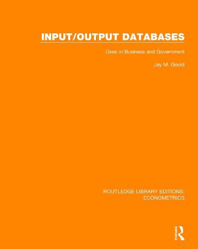 Cover image for Input/Output Databases: Uses in Business and Government