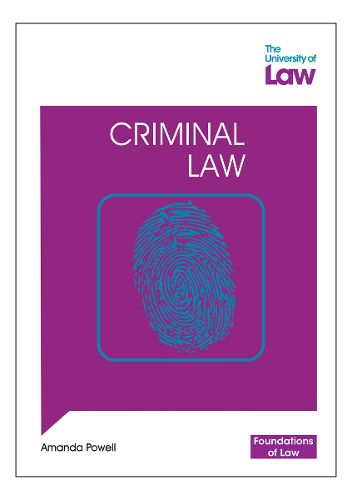 Cover image for Foundations of Law - Criminal Law