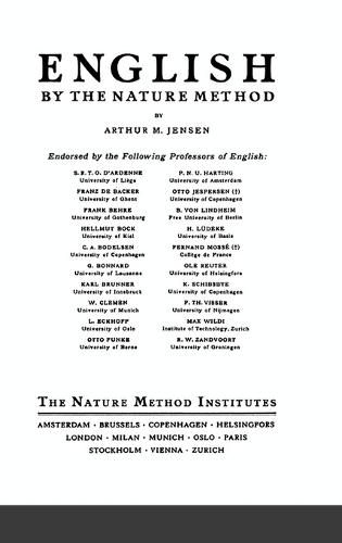 Cover image for English by the Nature Method