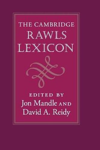 The Cambridge Rawls Lexicon