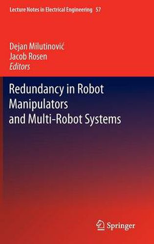 Cover image for Redundancy in Robot Manipulators and Multi-Robot Systems