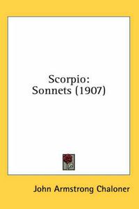 Cover image for Scorpio: Sonnets (1907)