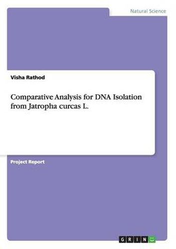 Cover image for Comparative Analysis for DNA Isolation from Jatropha curcas L.
