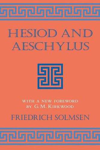 Cover image for Hesiod and Aeschylus