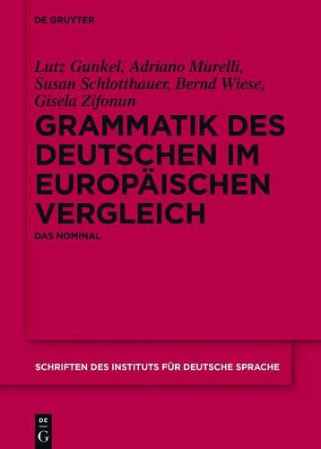 Cover image for Grammatik Des Deutschen Im Europaischen Vergleich: Das Nominal