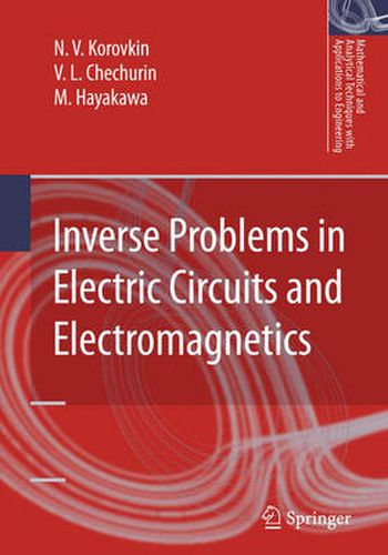 Cover image for Inverse Problems in Electric Circuits and Electromagnetics