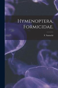 Cover image for Hymenoptera, Formicidae.