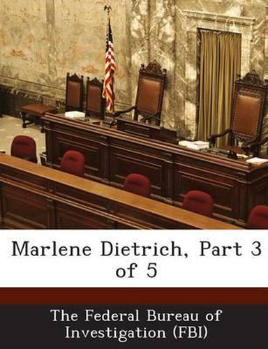Cover image for Marlene Dietrich, Part 3 of 5
