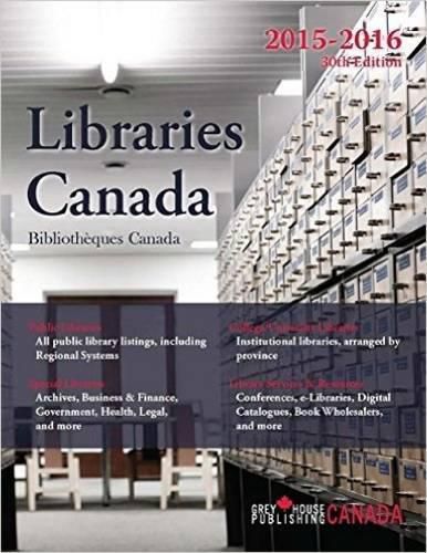 Libraries Canada, 2015/16