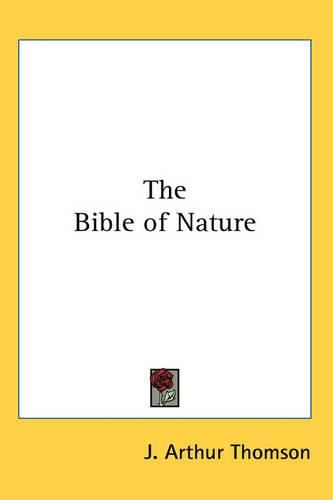 Cover image for The Bible of Nature