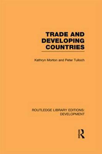 Cover image for Trade and Developing Countries