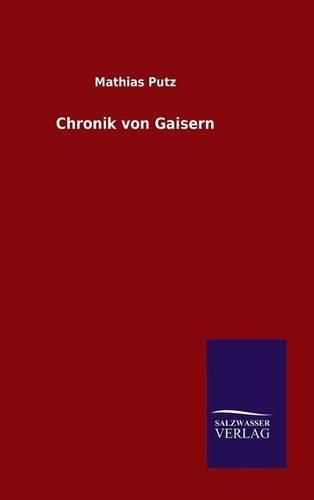 Cover image for Chronik von Gaisern