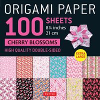 Cover image for Origami Paper 100 sheets Cherry Blossoms 8 1/4" (21 cm)