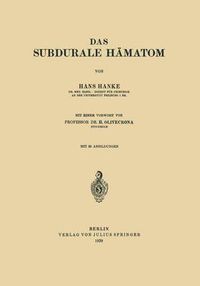 Cover image for Das Subdurale Hamatom