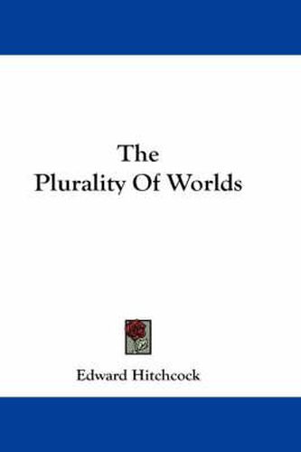 Cover image for The Plurality of Worlds