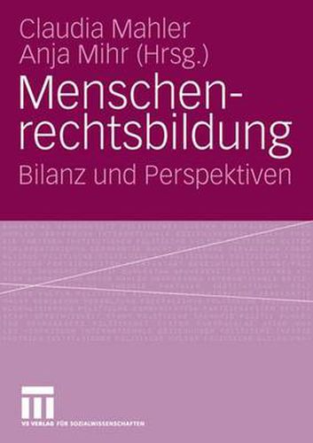 Cover image for Menschenrechtsbildung