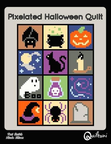 Cover image for Pixelated Halloween Quilt