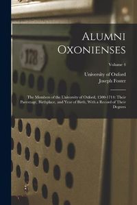 Cover image for Alumni Oxonienses