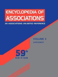 Cover image for Encyclopedia of Associations: National Organizations of the U.S.: Supplement