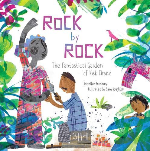 Cover image for Rock by Rock: The Fantastical Garden of Nek Chand