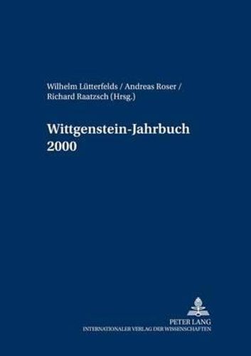 Cover image for Wittgenstein-Jahrbuch 2000