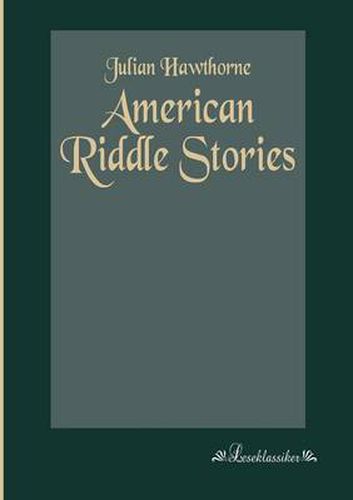 Cover image for American Riddle Stories