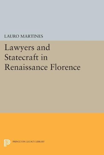 Cover image for Lawyers and Statecraft in Renaissance Florence