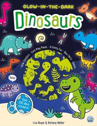 Cover image for Glow-In-The-Dark Dinosaurs Sticker Activity Book