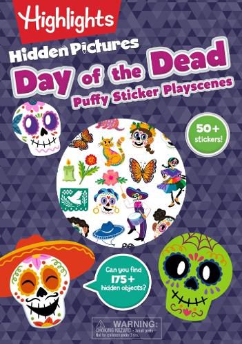 Cover image for Day of the Dead Hidden Pictures Puffy Sticker Playscenes