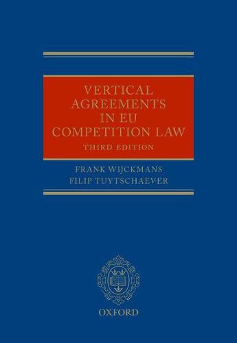 Cover image for Vertical Agreements in EU Competition Law