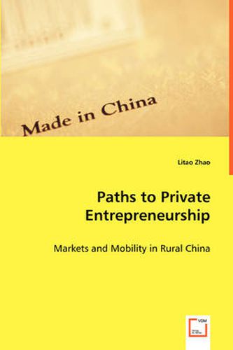 Cover image for Paths to Private Entrepreneurship
