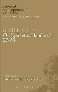 Cover image for On Epictetus  Handbook 27-53