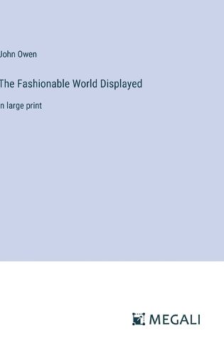 Cover image for The Fashionable World Displayed