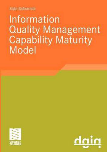 Cover image for IQM-CMM: Information Quality Management Capability Maturity Model