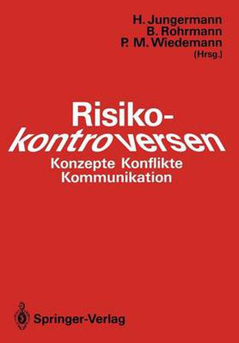 Cover image for Risikokontroversen: Konzepte, Konflikte, Kommunikation