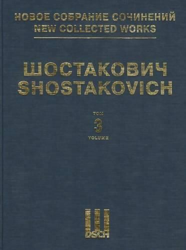 Cover image for Symphony No. 3, Op. 20 and Unfinished Symphony of 1934: New Collected Works of Dmitri Shostakovich