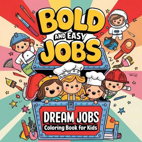 Cover image for Dream Jobs Coloring Book for Kids