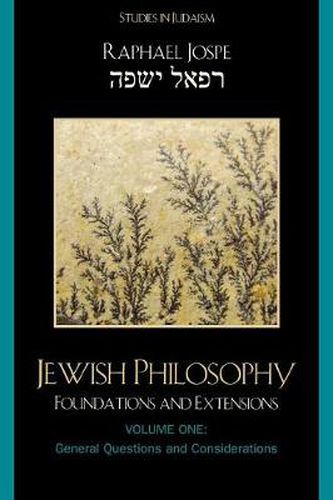 Cover image for Jewish Philosophy: Foundations and Extensions