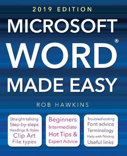 Cover image for Microsoft Word Made Easy (2019 edition)