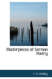 Cover image for Masterpieces of German Poetry