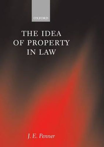 Cover image for The Idea of Property in Law