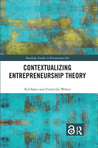 Cover image for Contextualizing Entrepreneurship Theory