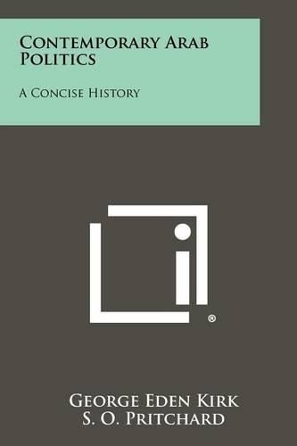 Cover image for Contemporary Arab Politics: A Concise History