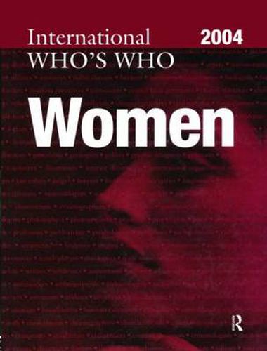 Cover image for The International Who's Who of Women 2004