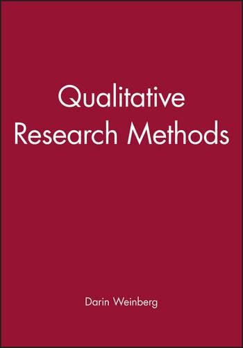 Cover image for Qualitative Research Methods