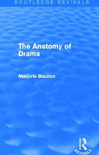 Cover image for The Anatomy of Drama