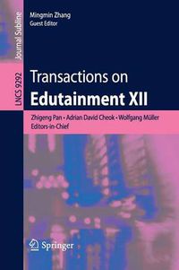 Cover image for Transactions on Edutainment XII