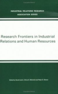 Cover image for Research Frontiers in Industrial Relations and Human Resources